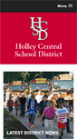 Mobile Screenshot of holleycsd.org